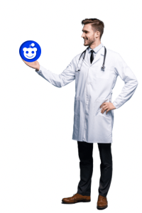Doctor Discussing Low Testosterone Issues with customer online